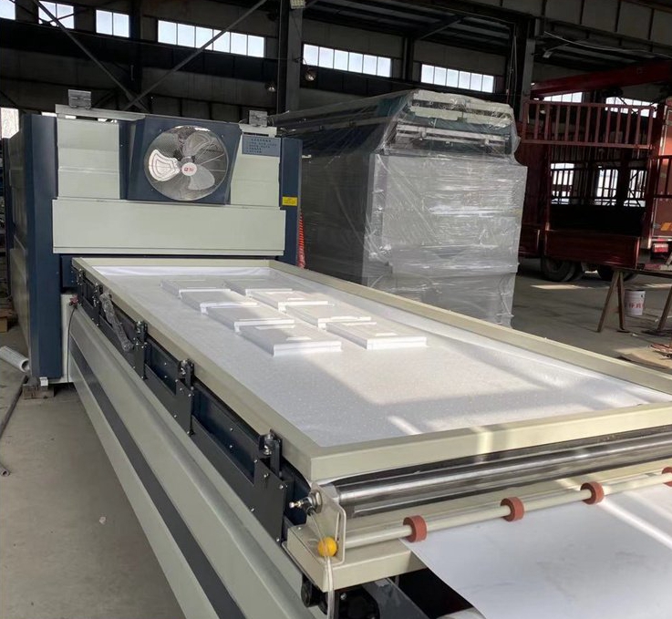 The Newly Produced Multifunction Membrane Press Machine Passed the Acceptance 