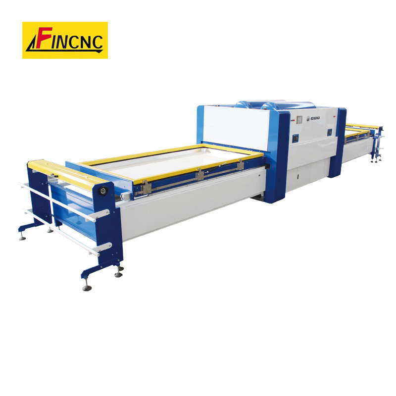 Auto Close Cabinet Door Vacuum Membrane Press Machine