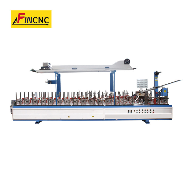 PVC And Veneer Laminating Profile Wrapping Machine